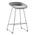 Modern Black Bar Stool - 65cm 3D model small image 4