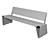 Contemporary Park Benches: Intervera & Radium 3D model small image 4