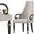 Versace Vanitas Round Dining Set 3D model small image 4
