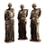 Athena Statue in Metal & Plaster 3D model small image 2