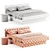 Elegant LILAS Bed: Stylish Comfort 3D model small image 4