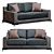 Modern Designer Liaigre Erudit Sofa 3D model small image 1