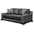 Modern Designer Liaigre Erudit Sofa 3D model small image 2