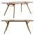 Title: Walnut Dining Set Ren Carola 3D model small image 3