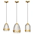 Modern Glass Vase Pendant Lamp 3D model small image 2