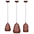 Modern Glass Vase Pendant Lamp 3D model small image 4