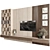 Sleek TV Wall Mount Kit 3D model small image 2