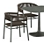 Outdoor Dining Set by Ethimo & Bebitalia 3D model small image 3