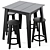 Eco-Friendly Modern Outdoor Set 3D model small image 2