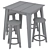 Eco-Friendly Modern Outdoor Set 3D model small image 6