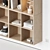 Modern Wall Mounted Shelf COMO 3D model small image 4