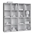 Modern Wall Mounted Shelf COMO 3D model small image 8