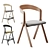 Diverge Stool & Chair Set 3D model small image 2