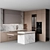 Flexible modern kitchen design 3D model small image 2