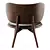Luxurious Sorensen Leather Lounge Chair 3D model small image 3
