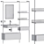 Elegant Atelier Bathroom Furniture 3D model small image 9