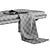 Elegant Luxor Chaise DaybedsetCurrentSku 3D model small image 4