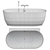  Contemporary Duravit Luv Freestanding Bathtub 3D model small image 2