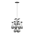 Rustic 19'' Chandelier Vintage Style 3D model small image 3