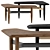 Nordic ST400 Wooden Coffee Table 3D model small image 1