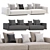  Sleek Minotti Horizon Sofa 3D model small image 4