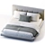  Minimalist Chic Brasilia Bed 3D model small image 3