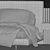  Minimalist Chic Brasilia Bed 3D model small image 4
