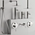 Luxury Bathroom Faucet Set Collection 3D model small image 6