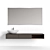 Modern Floating Vanity: Line Series 3D model small image 1