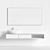 Modern Floating Vanity: Line Series 3D model small image 3