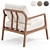  Elegant Palma Armchair: 2015 Design 3D model small image 2