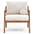  Elegant Palma Armchair: 2015 Design 3D model small image 3