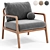  Elegant Palma Armchair: 2015 Design 3D model small image 5