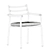 Tribu Ukiyo Armchair: Elegant Design 3D model small image 6