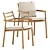 Chic Outdoor Seating Set 3D model small image 4
