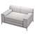 Customizable Liaigre Bouddha Sofa 3D model small image 3