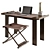 Modern 3D Workspace Model 3D model small image 2
