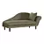 Luxurious Velvet Sofa with Décor 3D model small image 6