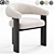 Sleek Bracci Chair 2015 Design 3D model small image 1