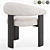 Sleek Bracci Chair 2015 Design 3D model small image 2