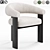 Sleek Bracci Chair 2015 Design 3D model small image 5