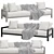 Eichholtz Cap-Antibes Outdoor Sofa 3D model small image 11