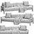 Eichholtz Cap-Antibes Outdoor Sofa 3D model small image 17