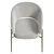 Modern Upholstered Armchair Linda 3D model small image 3