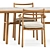 Tribu Ukiyo Armchair & Table 3D model small image 2