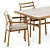 Tribu Ukiyo Armchair & Table 3D model small image 3