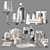 Elegant Restaurant Tableware Set 3D model small image 5