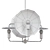 Sleek Modern Orbit Chandelier 3D model small image 2