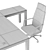 Elegant Abaco Web Furniture Duo 3D model small image 6