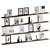 Decorative Wall Shelves with Fillings 3D model small image 1